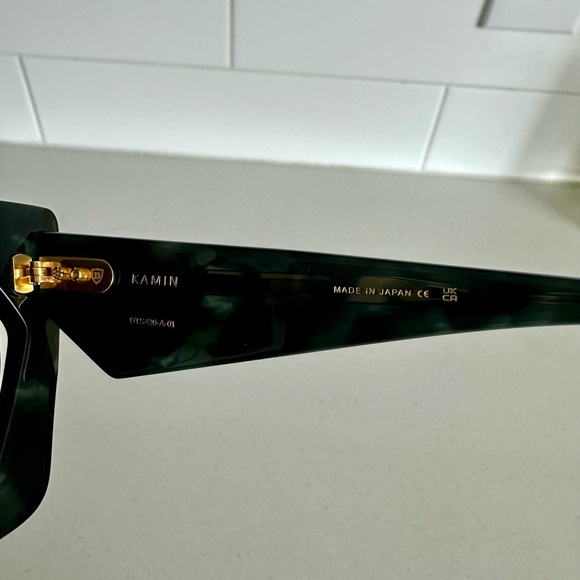 DITA Black Oversized Statement Sunglasses